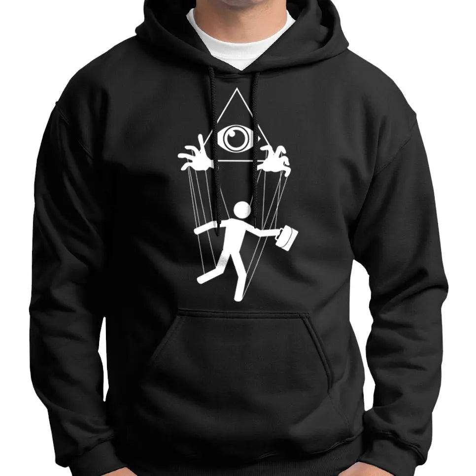All Seeing Eye Puppet Master Anti Illuminati Hoodie Wide Awake Clothing