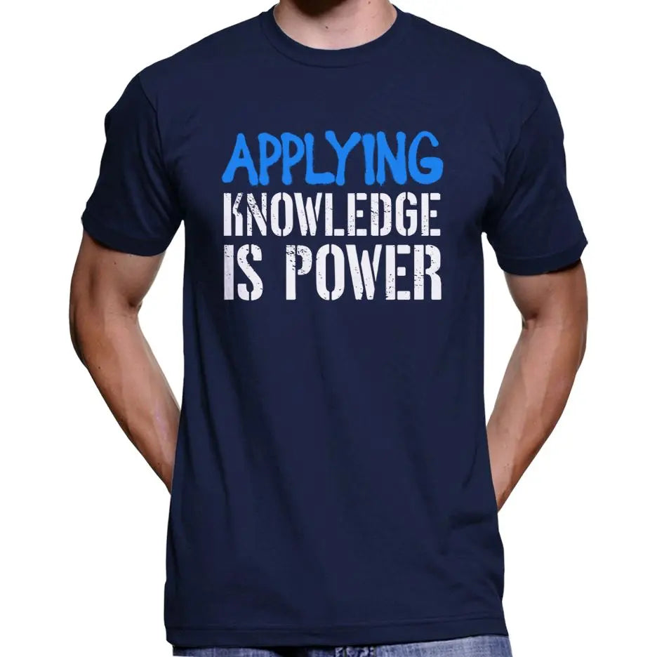 Applying Knowledge Is Power T-Shirt Wide Awake Clothing
