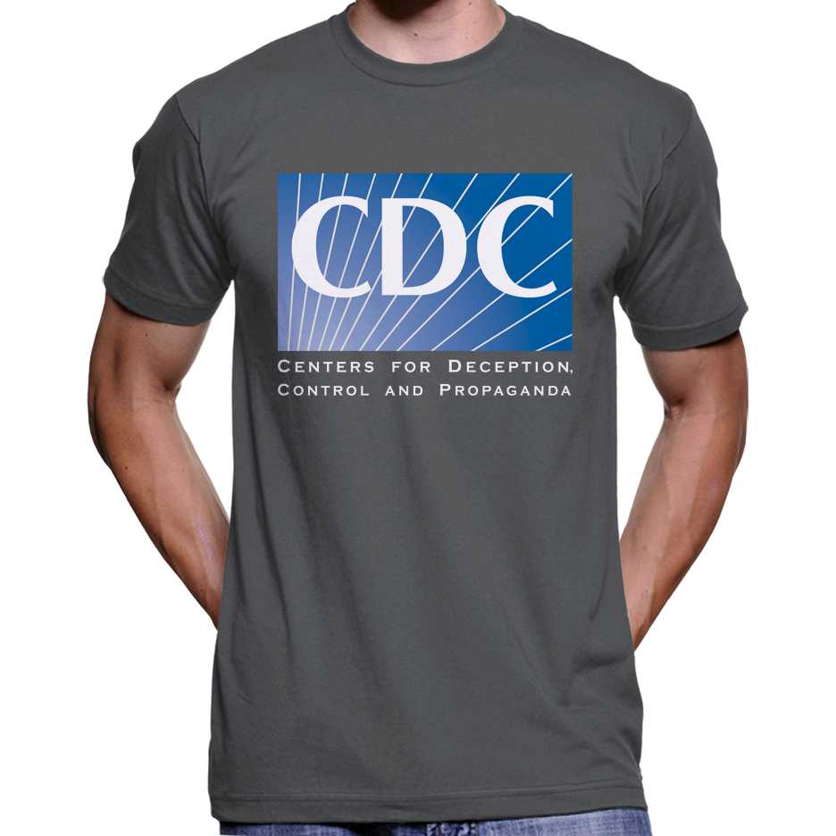 CDC "Centers For Deception, Control & Propaganda" T-Shirt Wide Awake Clothing
