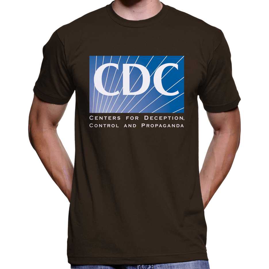 CDC "Centers For Deception, Control & Propaganda" T-Shirt Wide Awake Clothing