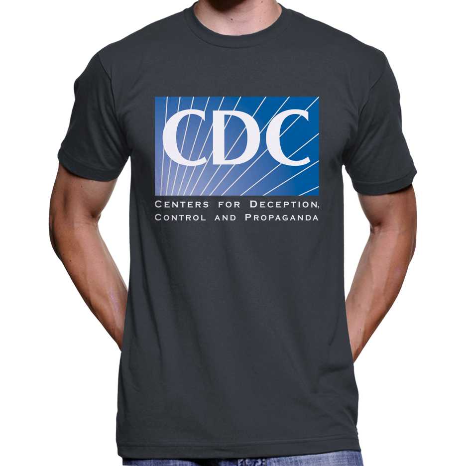 CDC "Centers For Deception, Control & Propaganda" T-Shirt Wide Awake Clothing