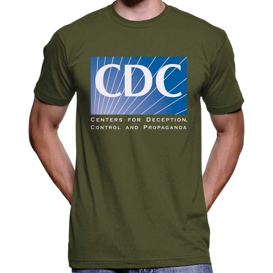 CDC "Centers For Deception, Control & Propaganda" T-Shirt Wide Awake Clothing