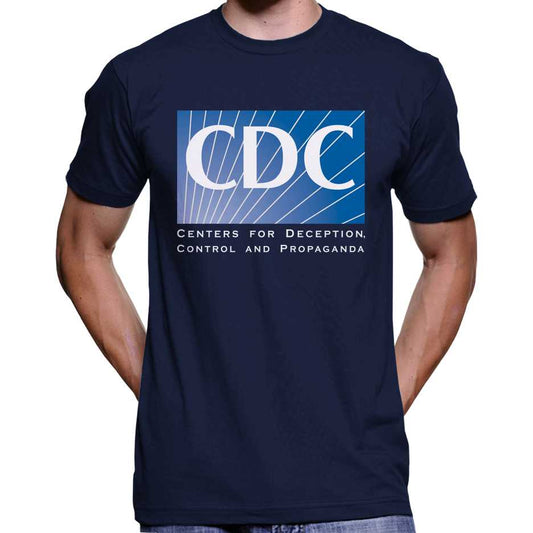 CDC "Centers For Deception, Control & Propaganda" T-Shirt Wide Awake Clothing