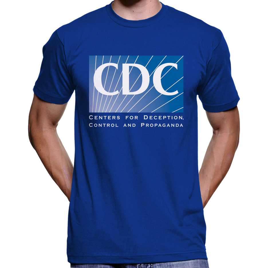 CDC "Centers For Deception, Control & Propaganda" T-Shirt Wide Awake Clothing