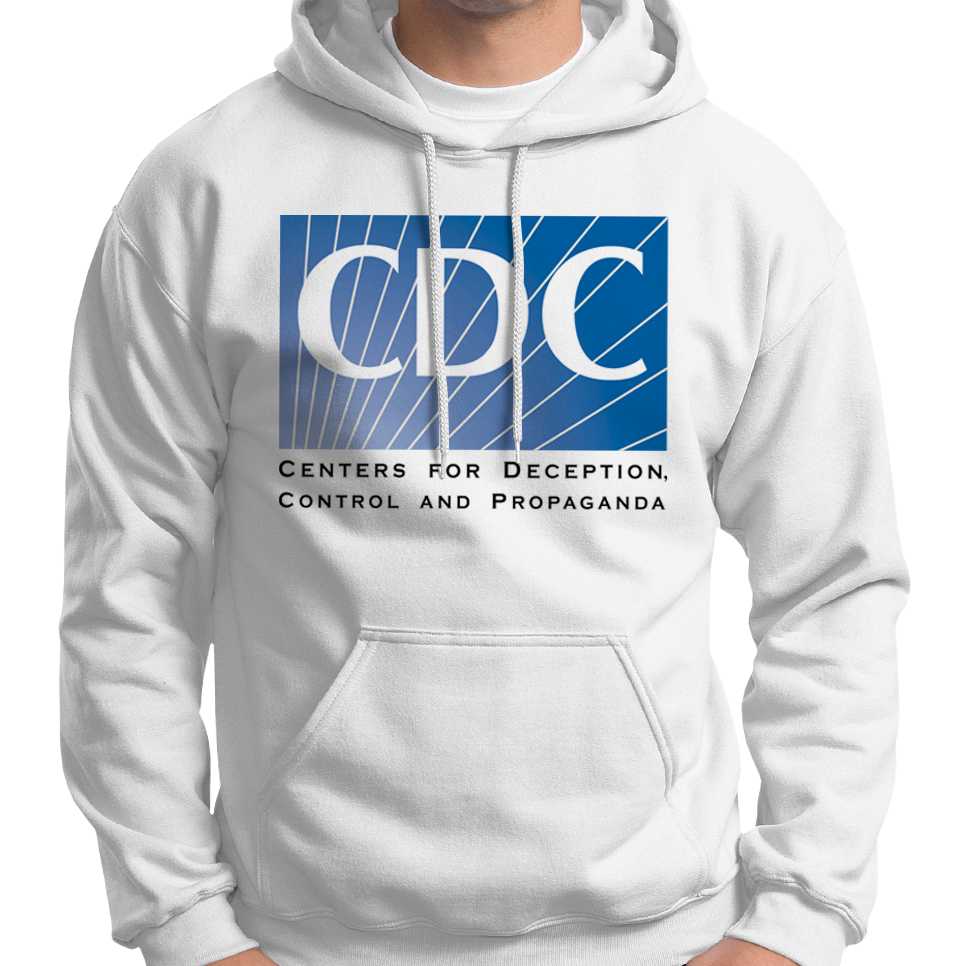 CDC "Centers For Deception, Control & Propaganda" Hoodie Wide Awake Clothing