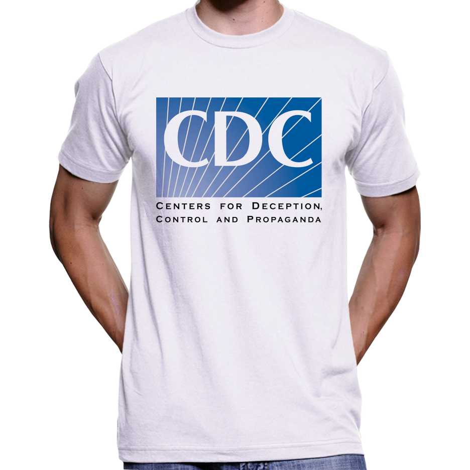 CDC "Centers For Deception, Control & Propaganda" T-Shirt Wide Awake Clothing