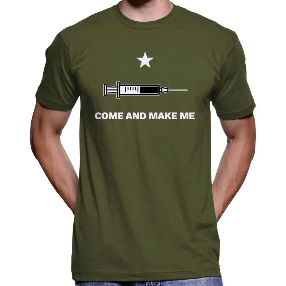 "Come And Make Me" Anti Covid Vaccine T-Shirt Wide Awake Clothing