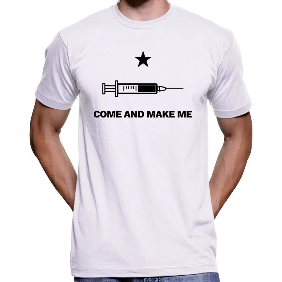 "Come And Make Me" Anti Covid Vaccine T-Shirt Wide Awake Clothing