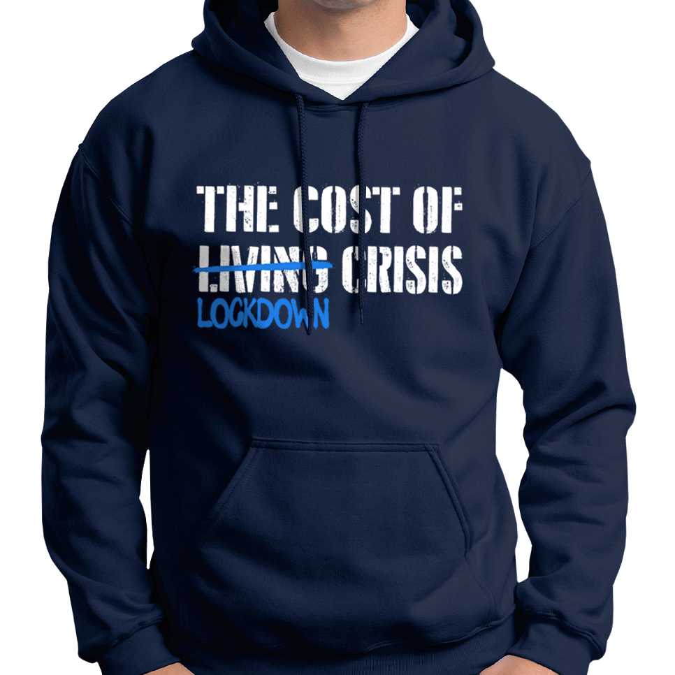 Cost Of Lockdown Crisis Hoodie Wide Awake Clothing