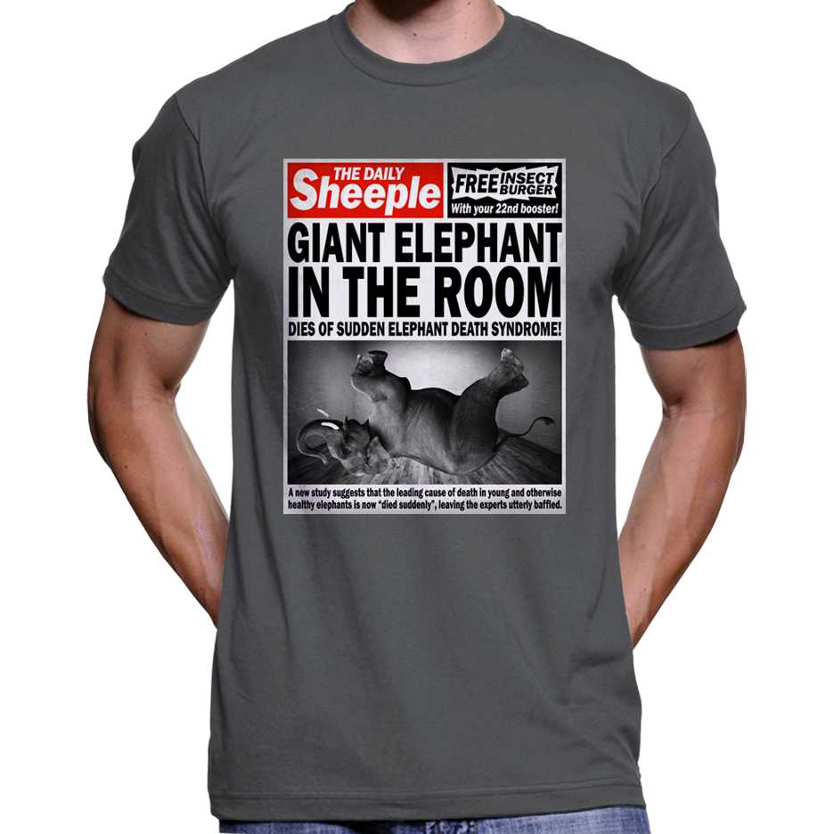 "Giant Elephant In The Room Dies..." T-Shirt Wide Awake Clothing