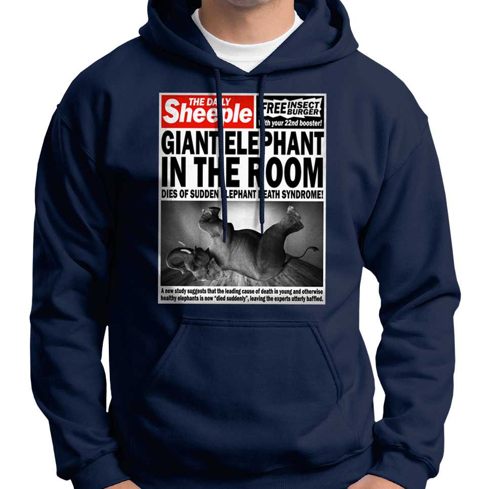 "Giant Elephant In The Room Dies..." Hoodie Wide Awake Clothing