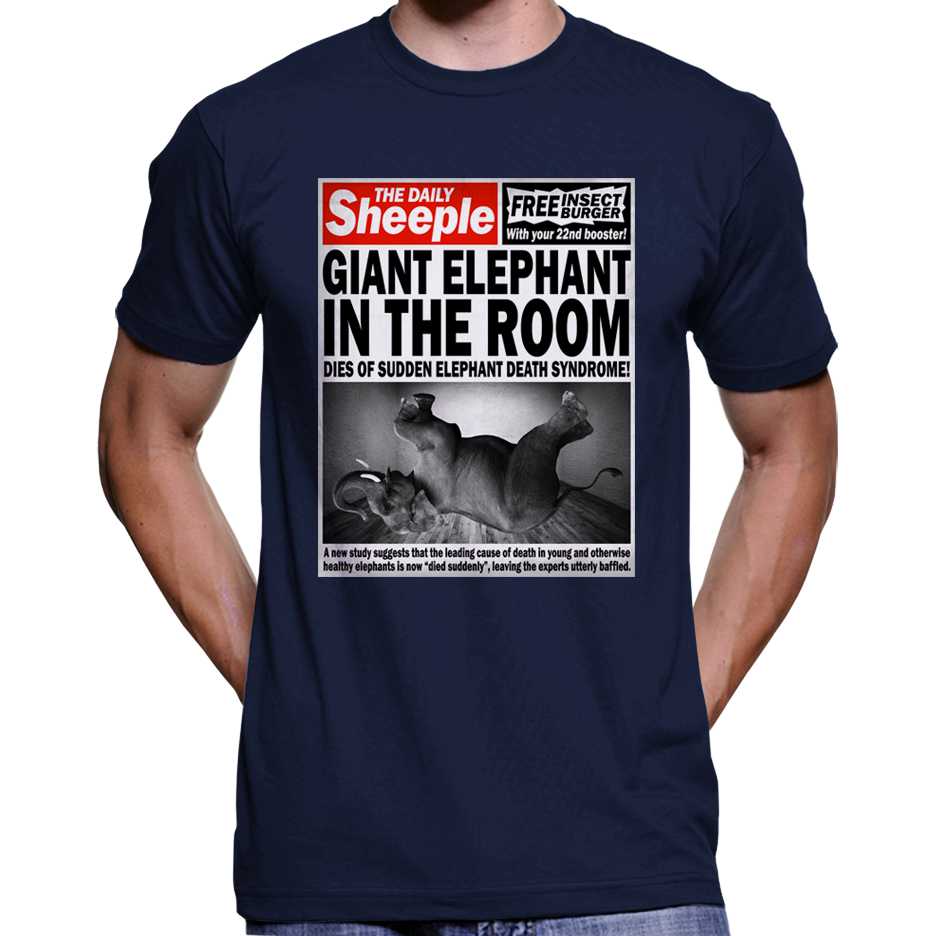 "Giant Elephant In The Room Dies..." T-Shirt Wide Awake Clothing