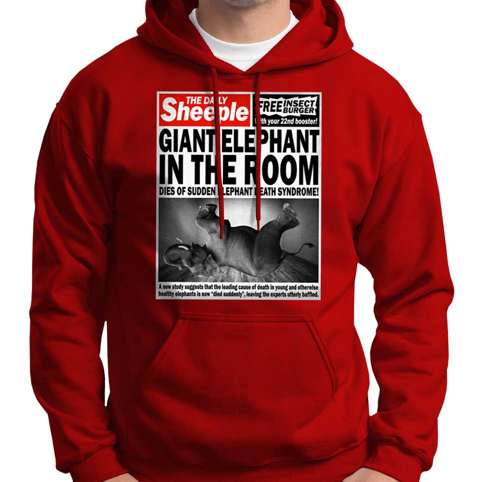 "Giant Elephant In The Room Dies..." Hoodie Wide Awake Clothing