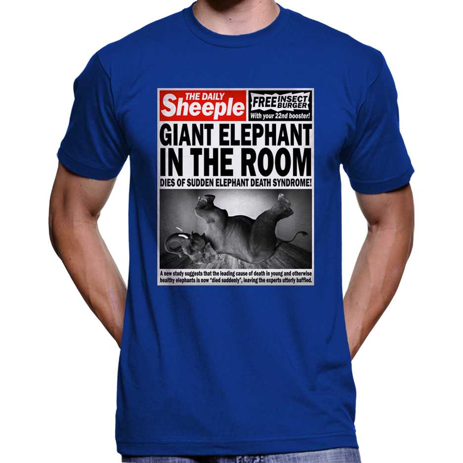 "Giant Elephant In The Room Dies..." T-Shirt Wide Awake Clothing