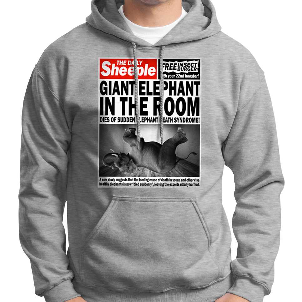 "Giant Elephant In The Room Dies..." Hoodie Wide Awake Clothing