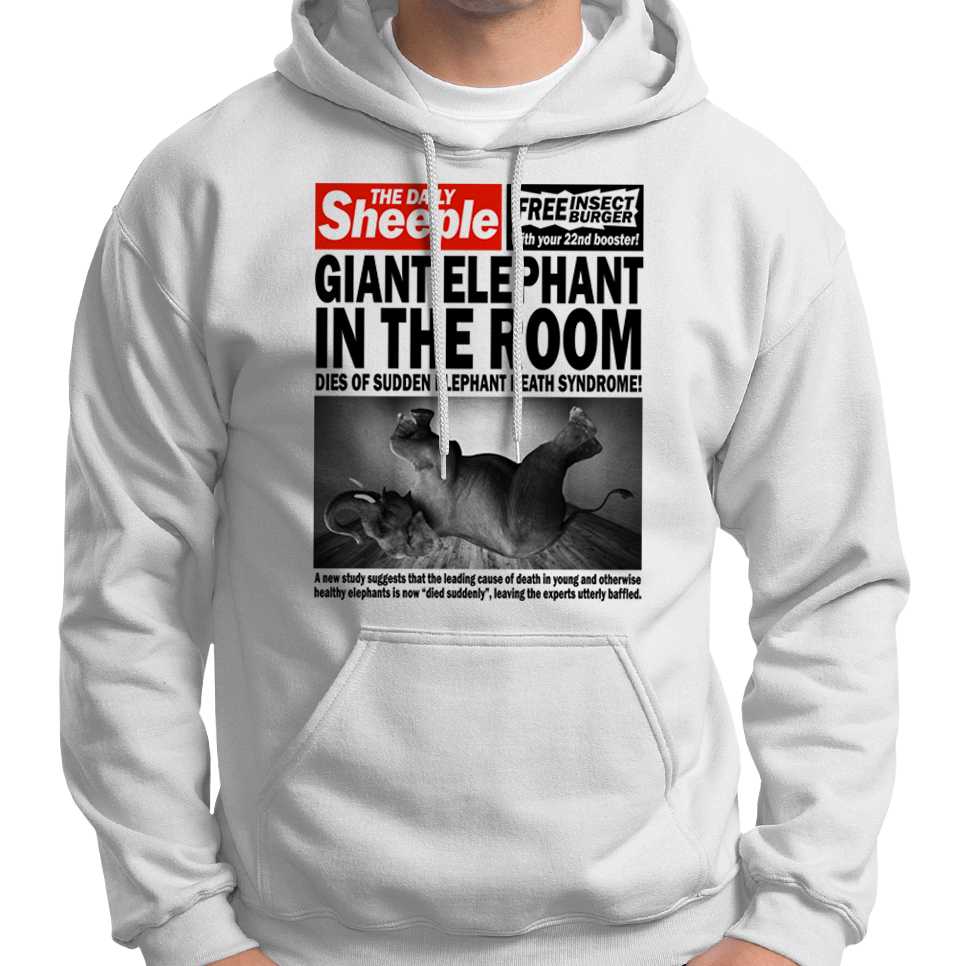 "Giant Elephant In The Room Dies..." Hoodie Wide Awake Clothing