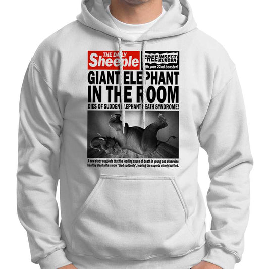 "Giant Elephant In The Room Dies..." Hoodie Wide Awake Clothing