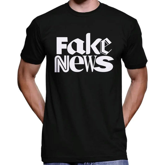 "Fake News" Anti Mainstream Media T-Shirt Wide Awake Clothing