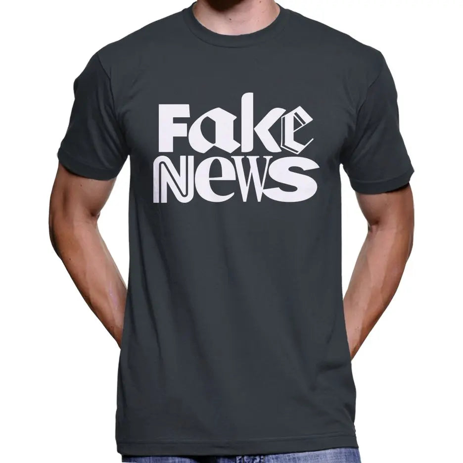 "Fake News" Anti Mainstream Media T-Shirt Wide Awake Clothing