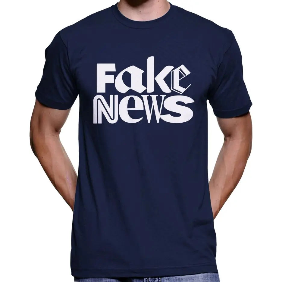 "Fake News" Anti Mainstream Media T-Shirt Wide Awake Clothing