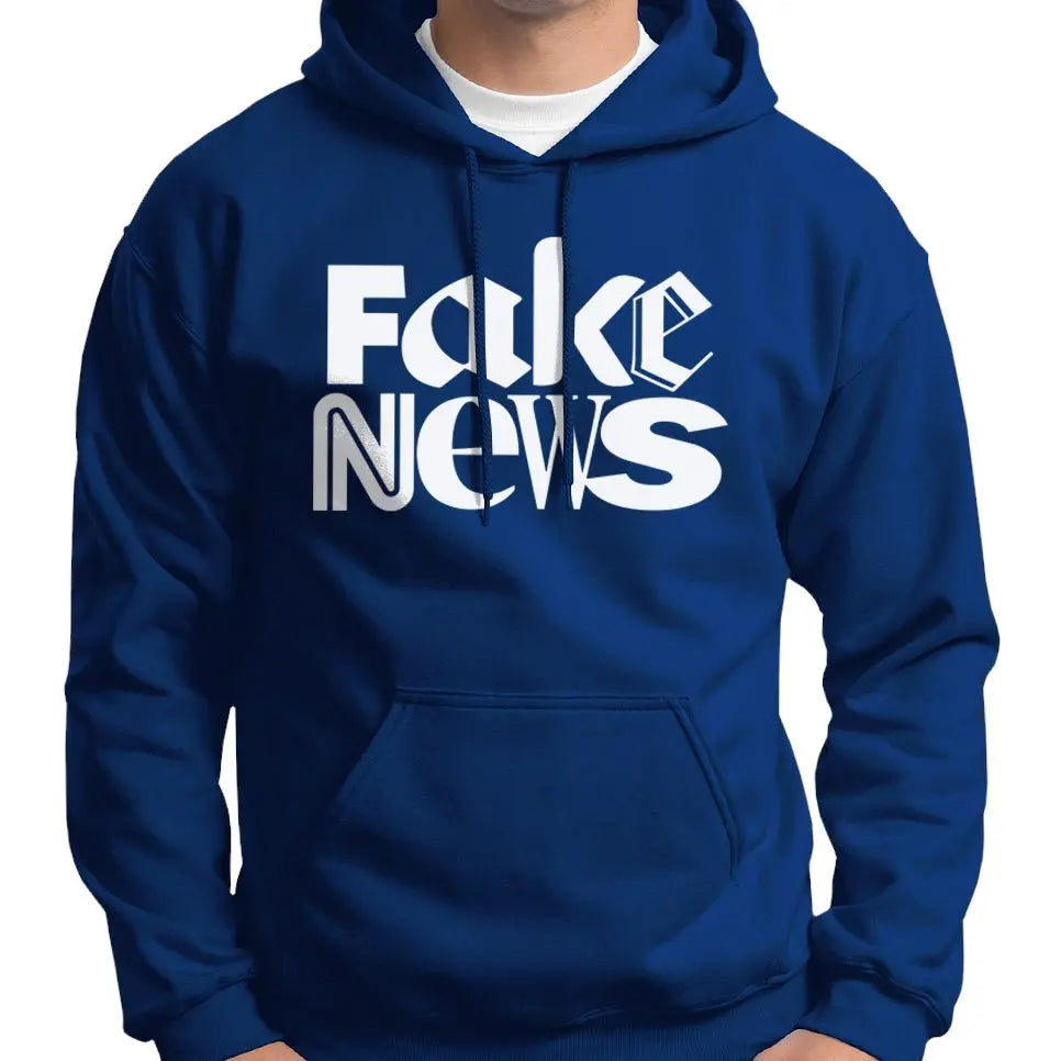 "Fake News" Anti Mainstream Media Hoodie Wide Awake Clothing