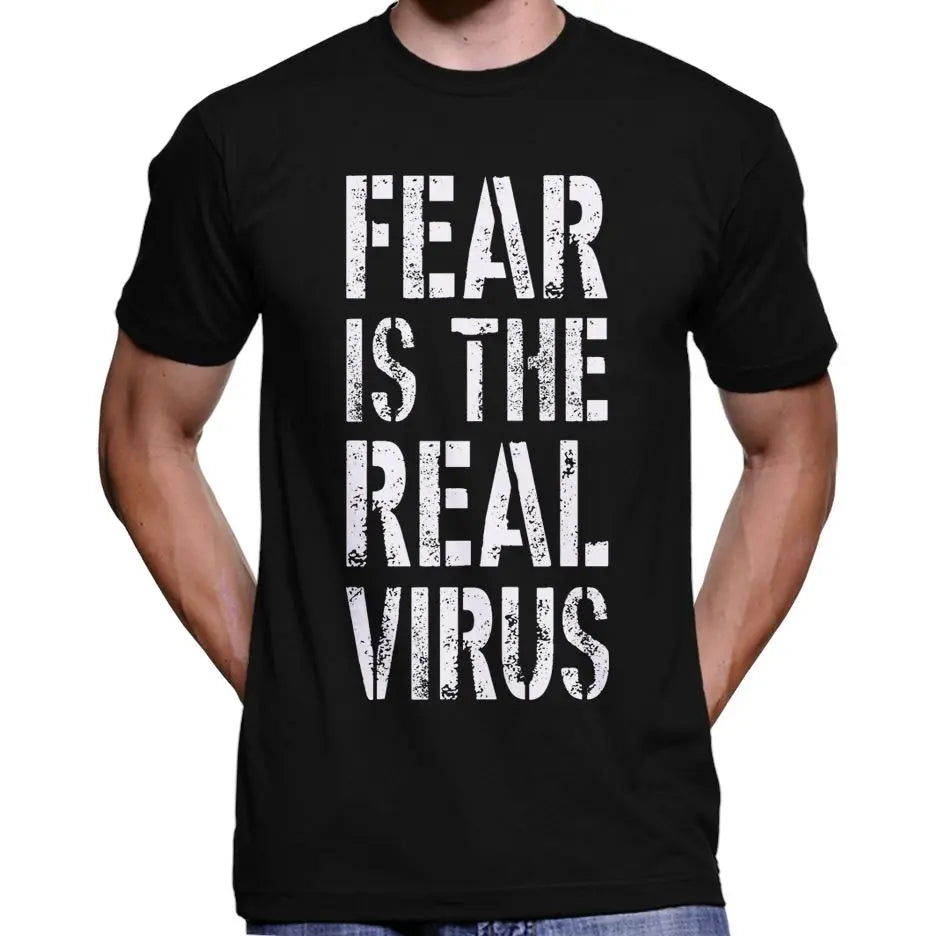 "Fear Is The Real Virus" T-Shirt Wide Awake Clothing