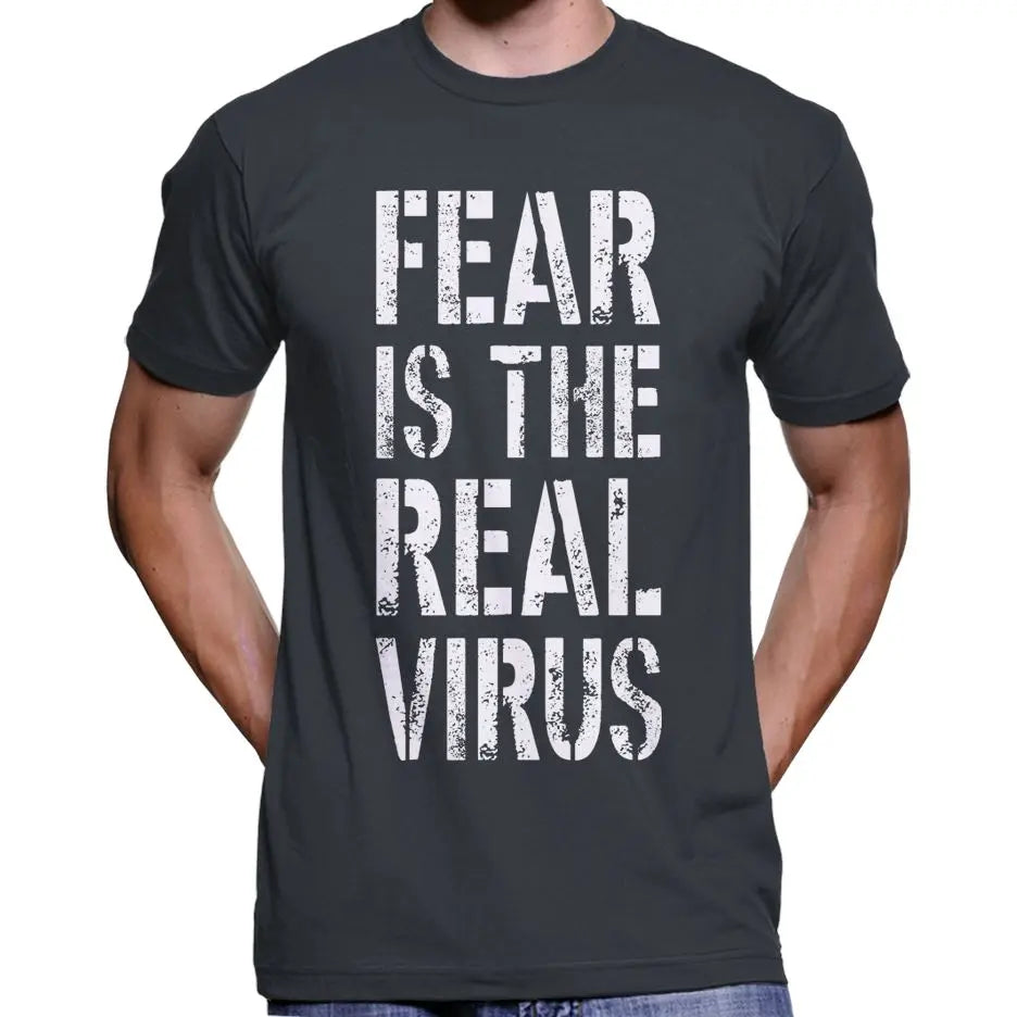 "Fear Is The Real Virus" T-Shirt Wide Awake Clothing