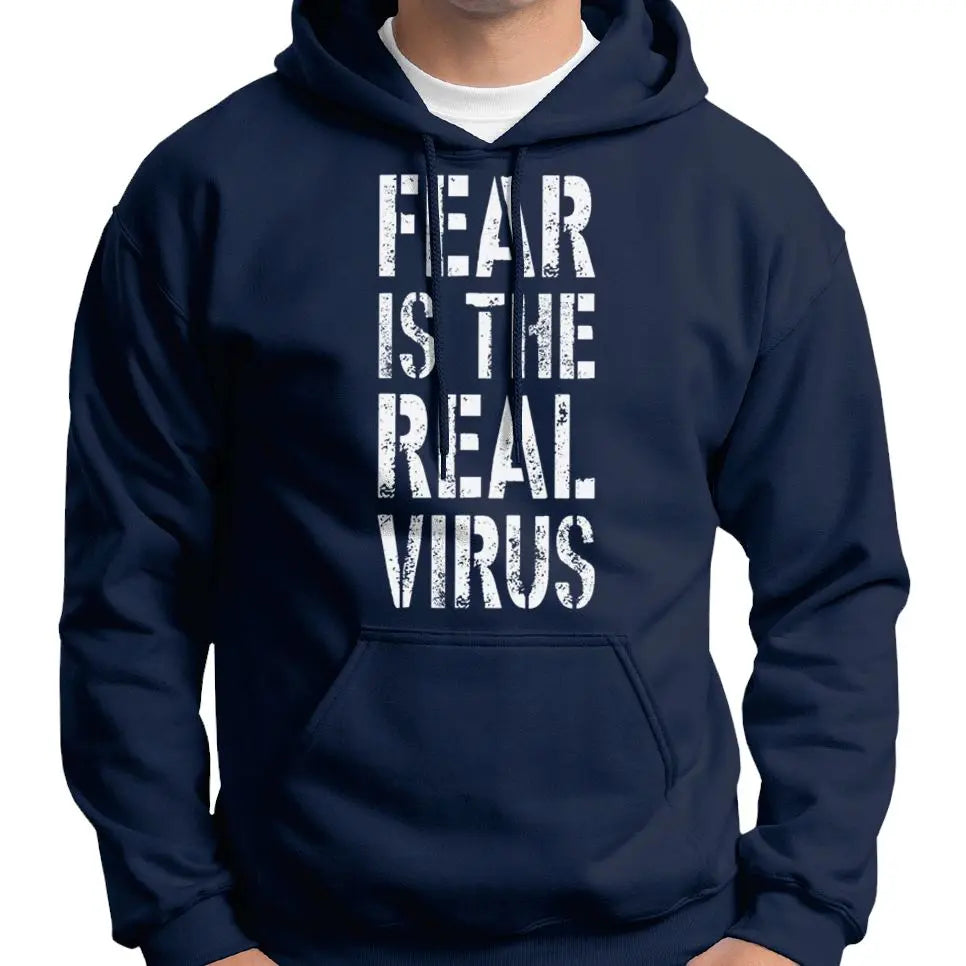 "Fear Is The Real Virus" Hoodie Wide Awake Clothing