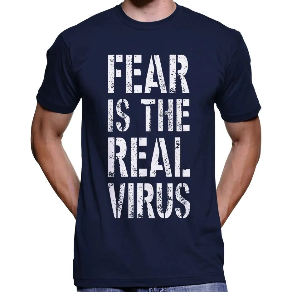 "Fear Is The Real Virus" T-Shirt Wide Awake Clothing