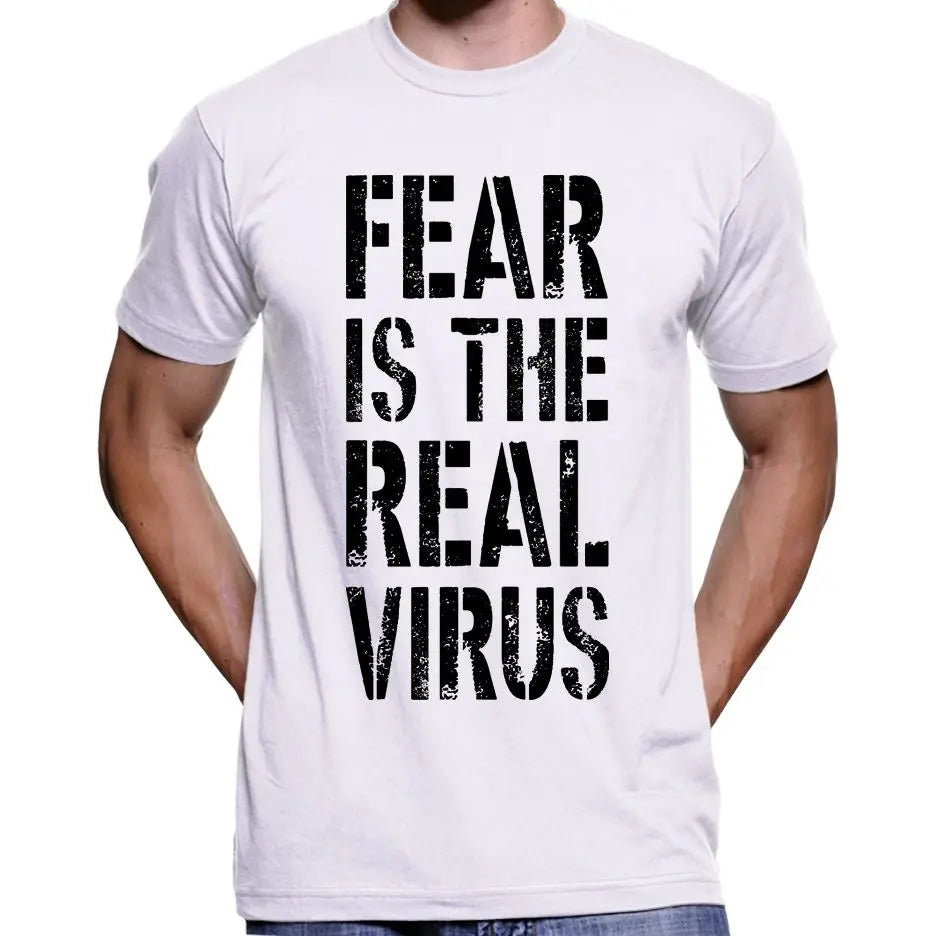 "Fear Is The Real Virus" T-Shirt Wide Awake Clothing