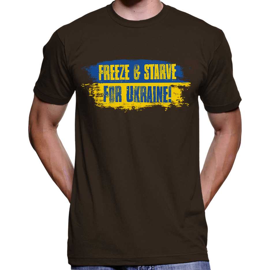 Freeze & Starve For Ukraine T-Shirt Wide Awake Clothing
