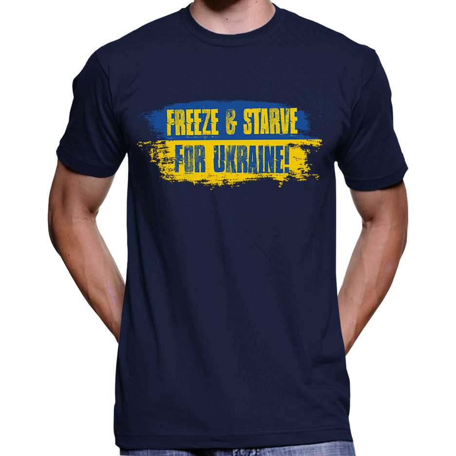 Freeze & Starve For Ukraine T-Shirt Wide Awake Clothing