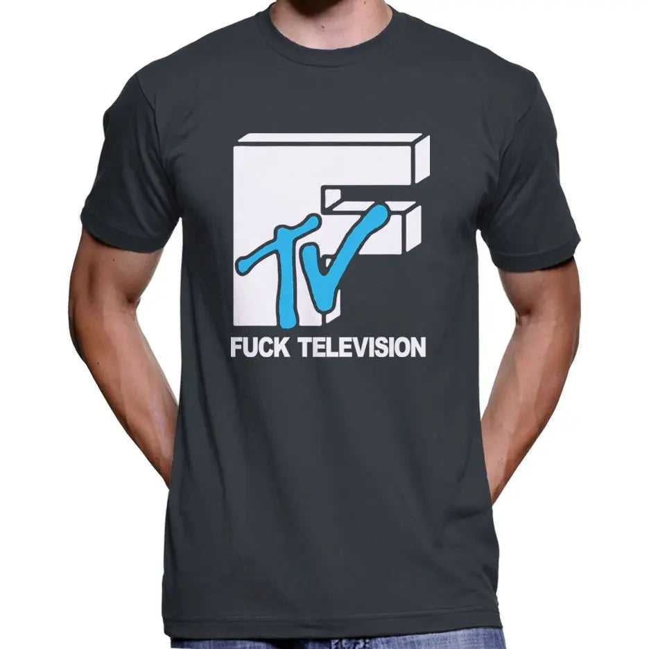 Fuck Television MTV Parody T-Shirt Wide Awake Clothing