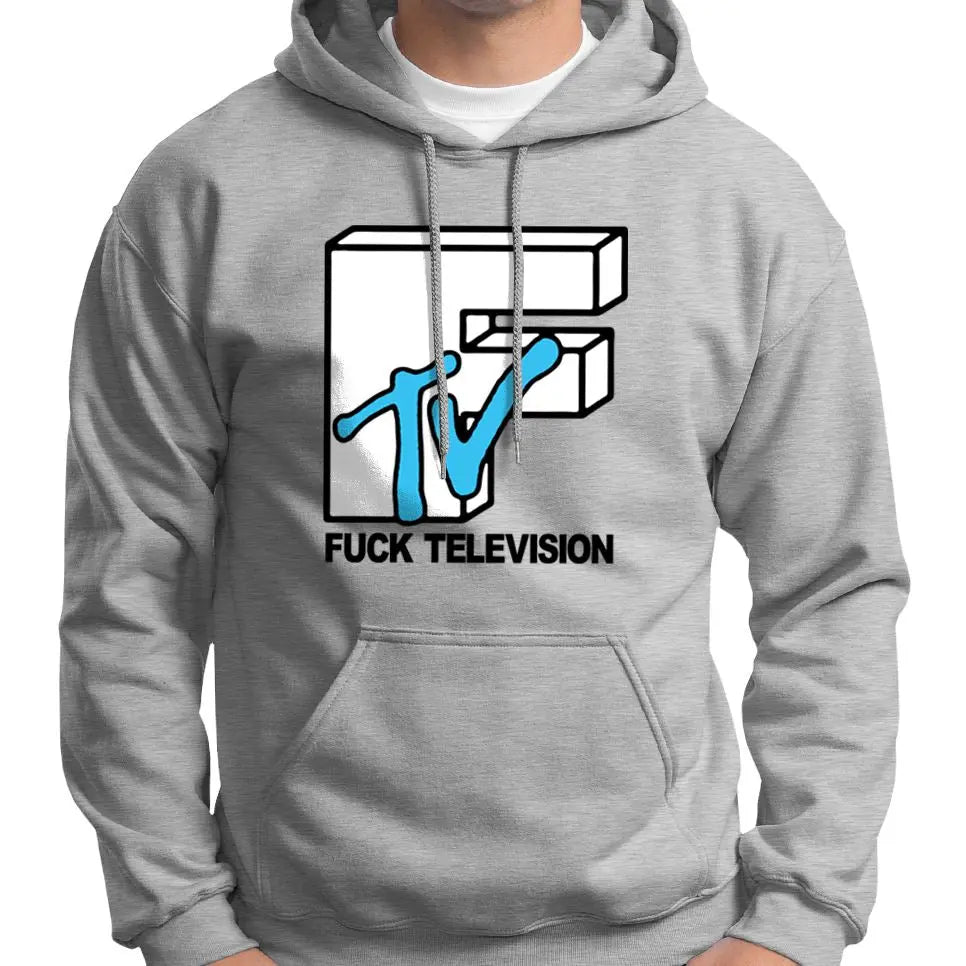 Fuck Television MTV Parody Hoodie Wide Awake Clothing