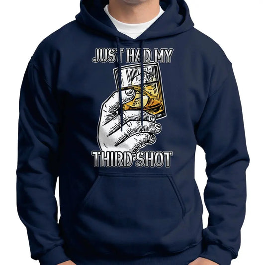 "Just Had My Third Shot" Anti Covid Vaccine Hoodie Wide Awake Clothing