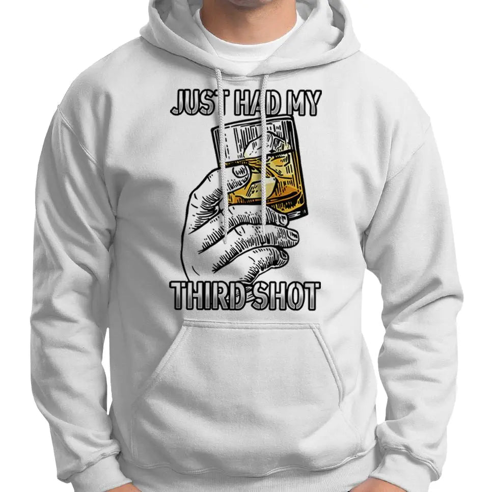 "Just Had My Third Shot" Anti Covid Vaccine Hoodie Wide Awake Clothing