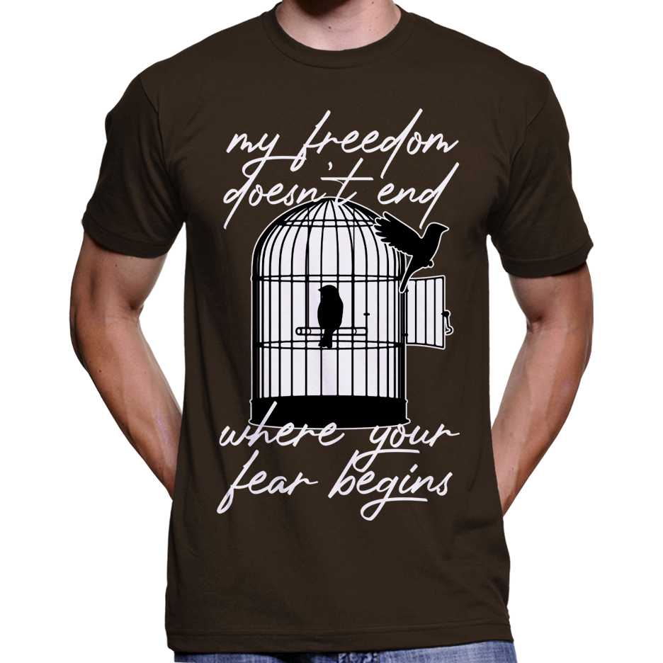 My Freedom Doesn't End... T-Shirt Wide Awake Clothing