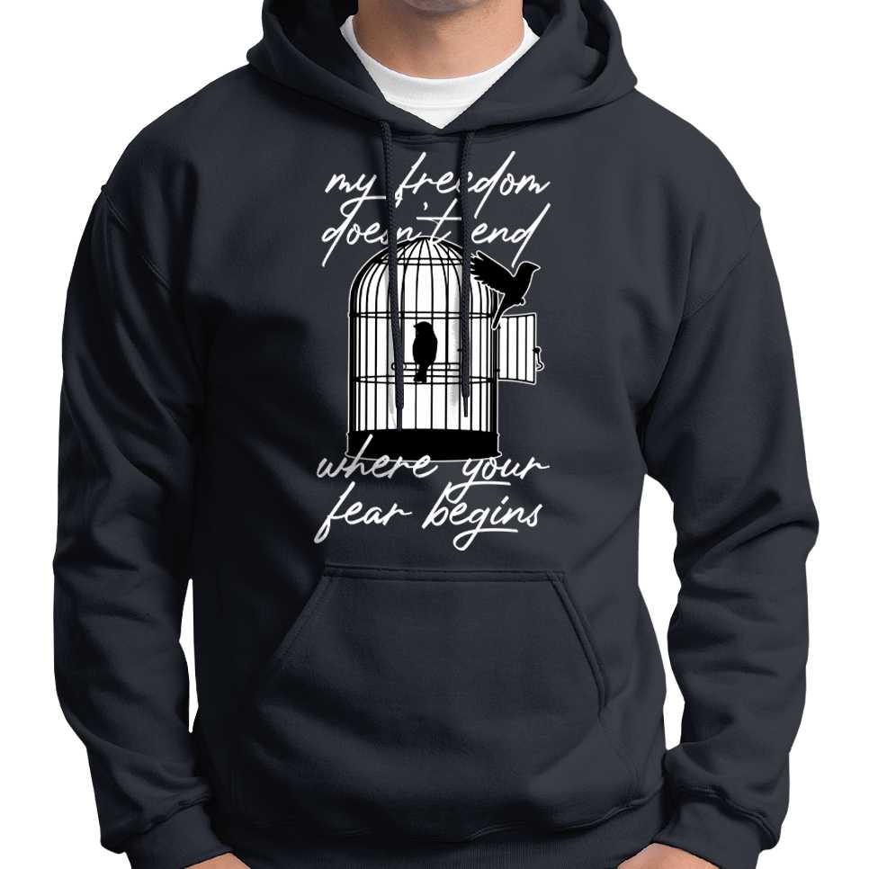 My Freedom Doesn't End... Hoodie Wide Awake Clothing