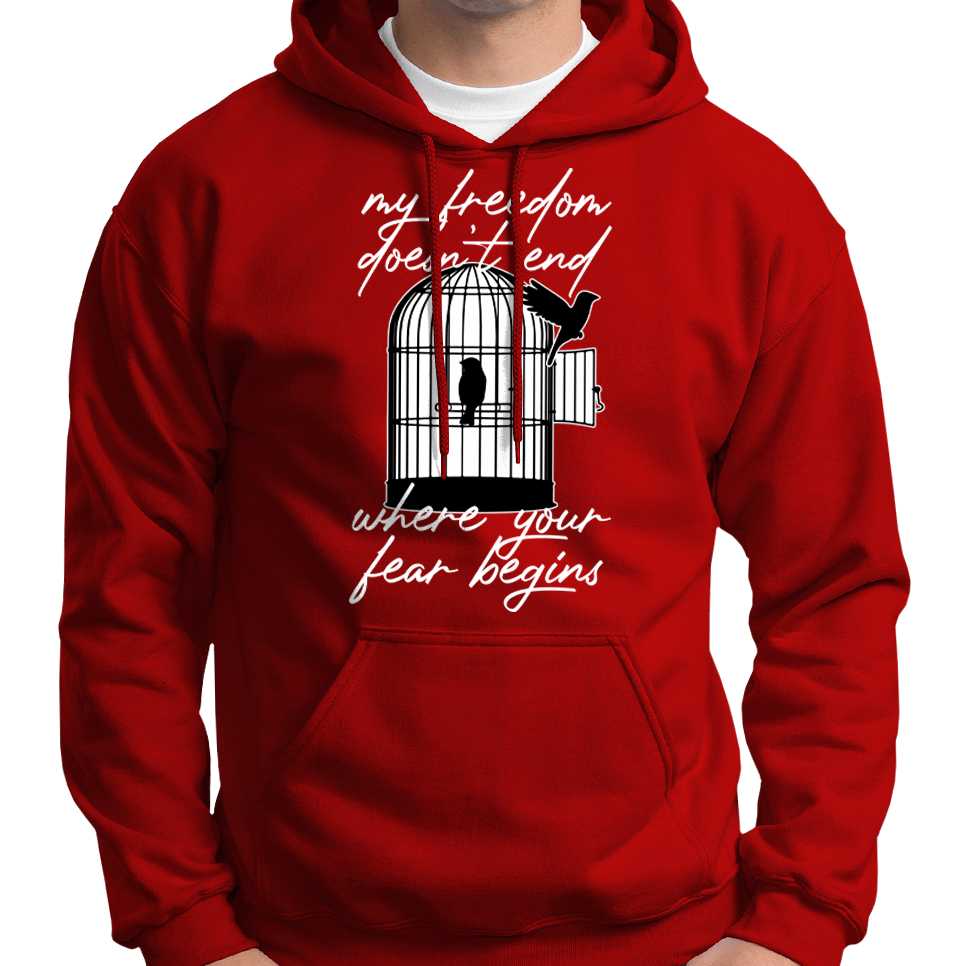 My Freedom Doesn't End... Hoodie Wide Awake Clothing