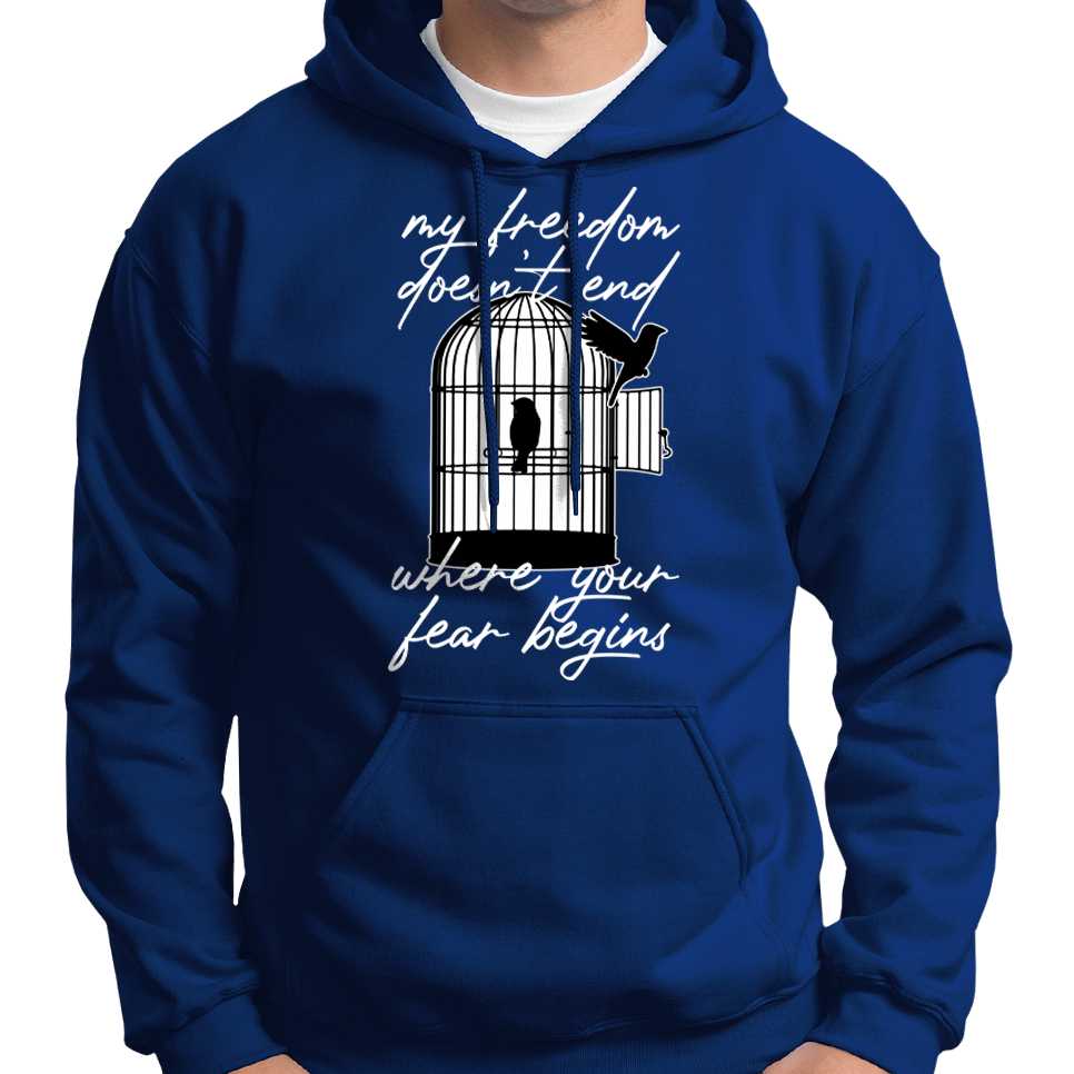 My Freedom Doesn't End... Hoodie Wide Awake Clothing