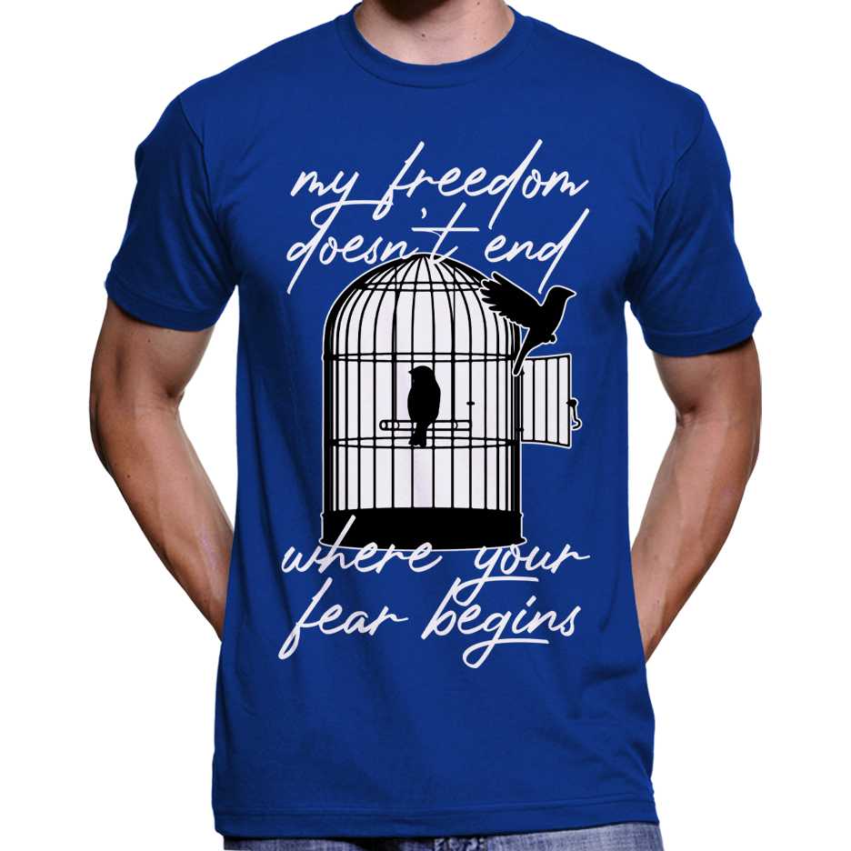 My Freedom Doesn't End... T-Shirt Wide Awake Clothing
