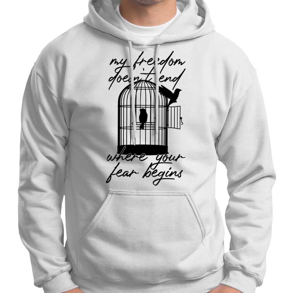My Freedom Doesn't End... Hoodie Wide Awake Clothing