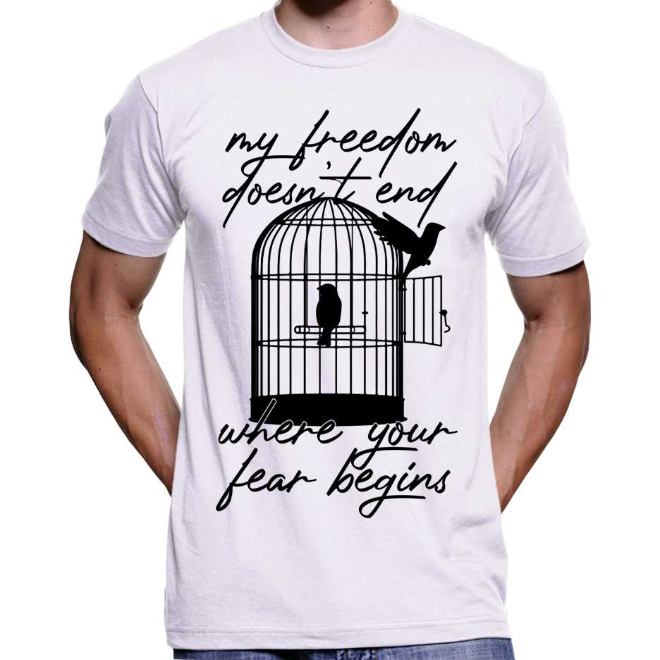 My Freedom Doesn't End... T-Shirt Wide Awake Clothing