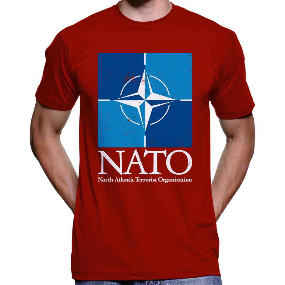NATO "North Atlantic Terrorist Organization" T-Shirt Wide Awake Clothing