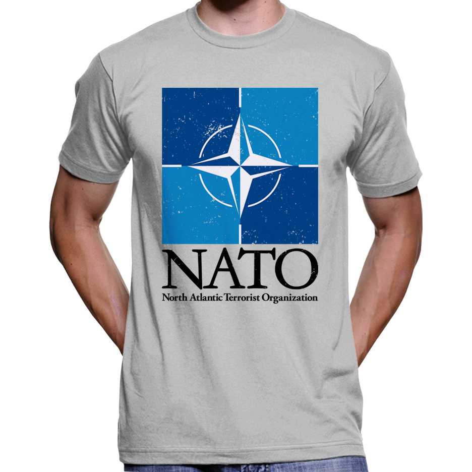 NATO "North Atlantic Terrorist Organization" T-Shirt Wide Awake Clothing