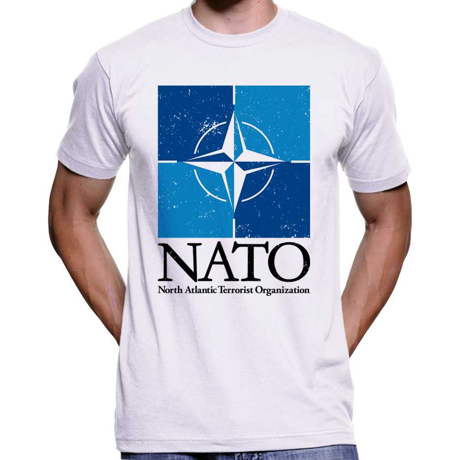 NATO "North Atlantic Terrorist Organization" T-Shirt Wide Awake Clothing