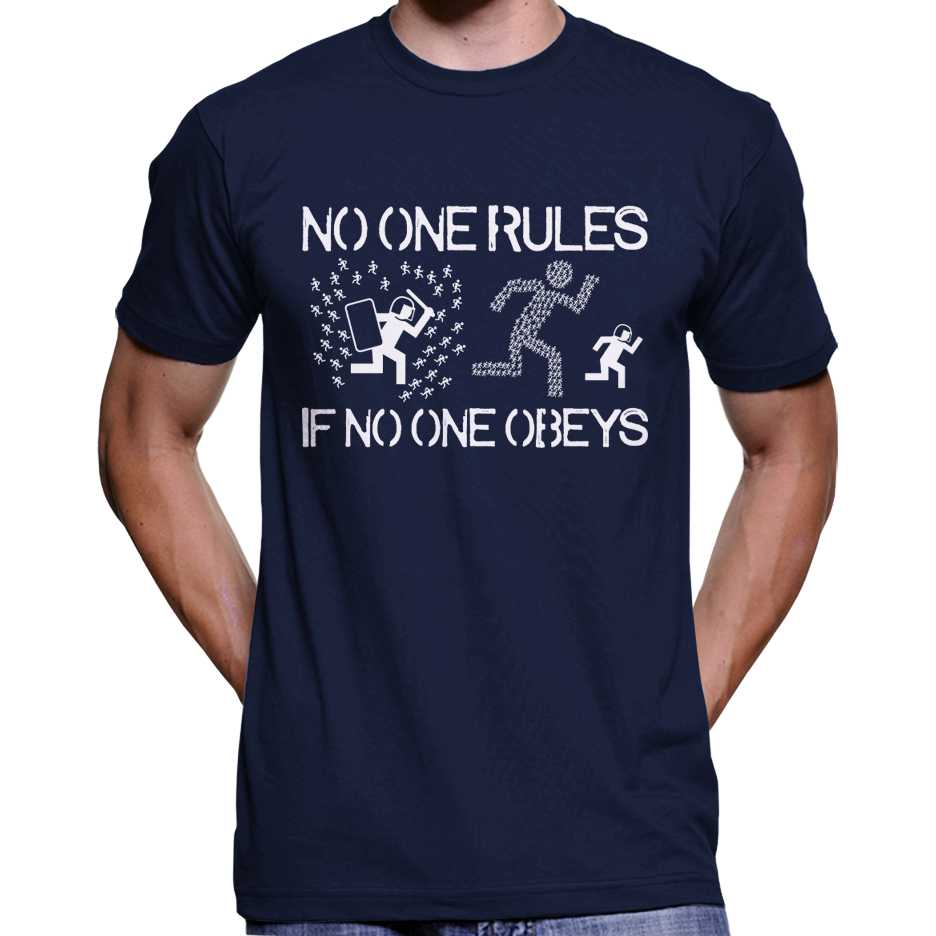 No One Rules If No One Obeys T-Shirt Wide Awake Clothing