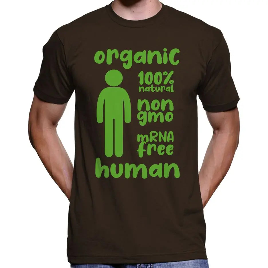 "Organic Human" Anti Covid Vaccine T-Shirt Wide Awake Clothing