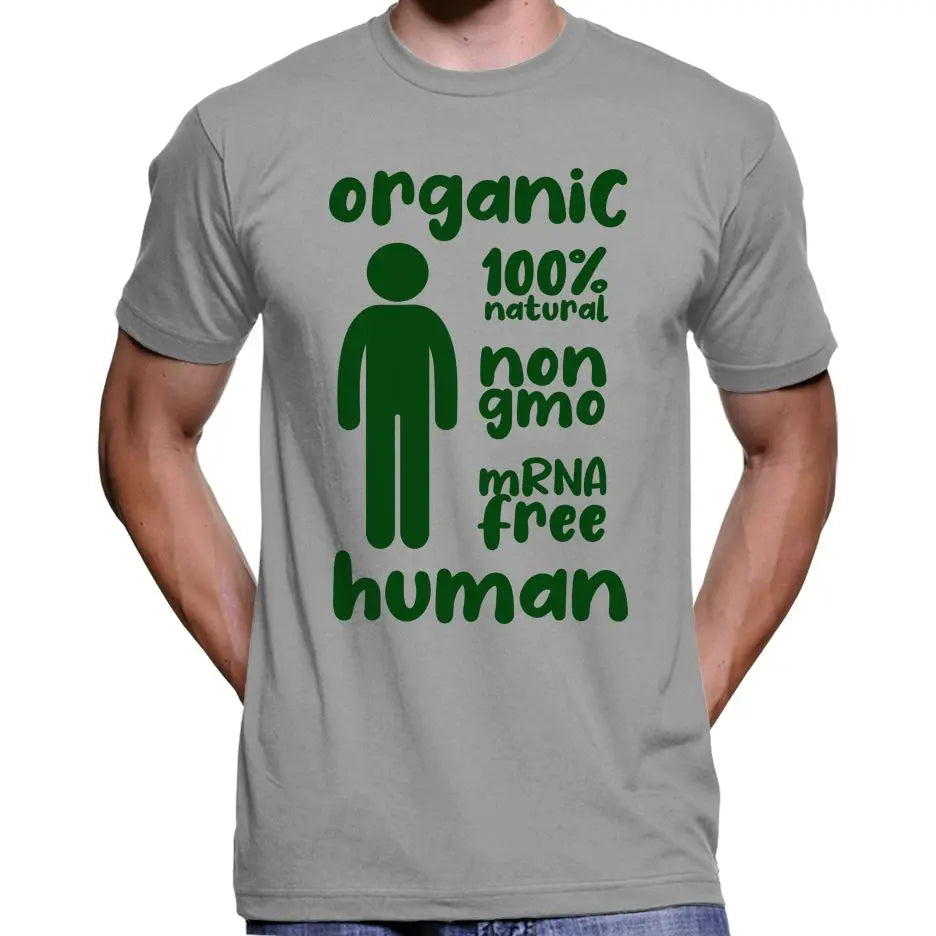 "Organic Human" Anti Covid Vaccine T-Shirt Wide Awake Clothing