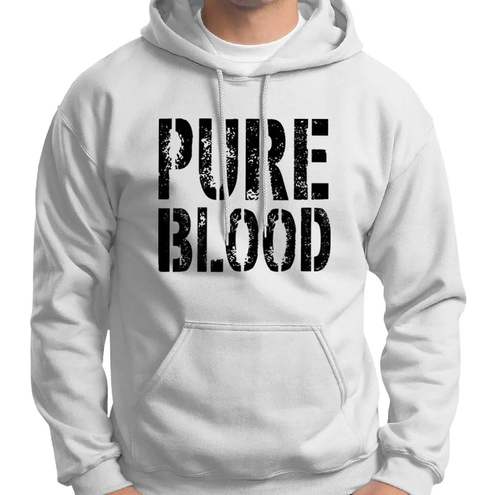 "Pure Blood" Anti Covid Vaccine Hoodie Wide Awake Clothing